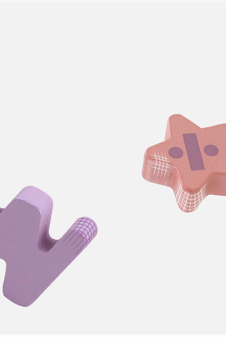 Macaron number and letter recognition, hand-held board, shape recognition, children's early education puzzle board, wooden toys, cross-border detail image 5