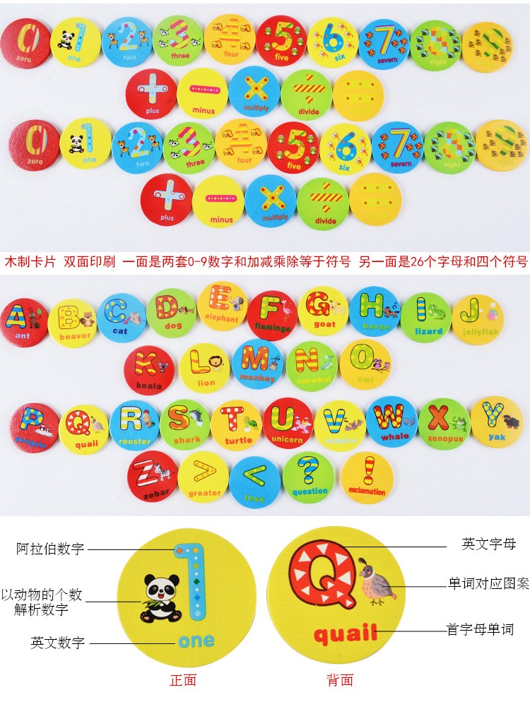 The wooden toy round piece learning box is highly entertaining with rich colors. It can exercise babies' hand-eye coordination, visual ability, logical thinking ability, early education enlightenment training, and parent-child games detail image 4