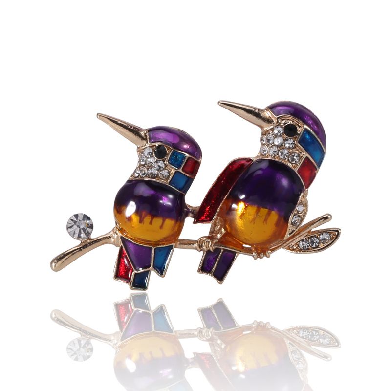 Manufacturers direct sales Woodpecker brooch