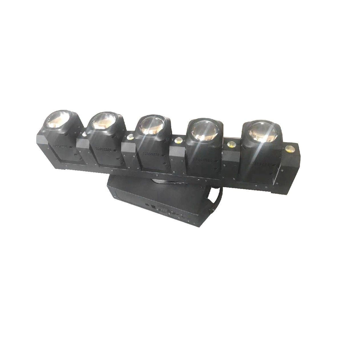 Five-finger beam scanning stroboscopic lamp