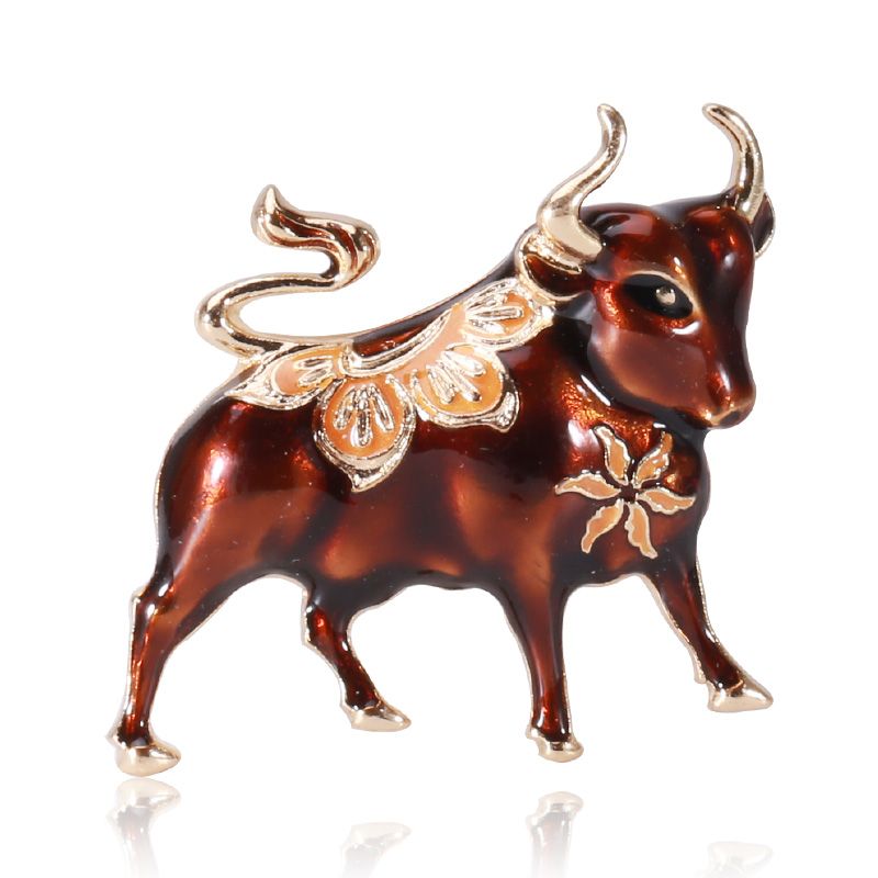Manufacturers direct sales of bull chest brooch