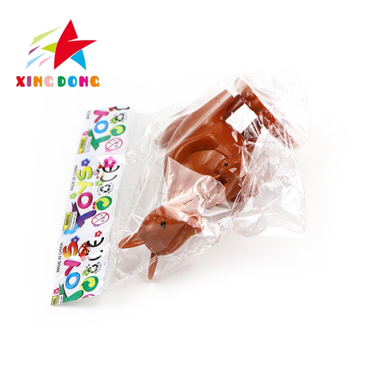 When children's toys are wound up and jump, they can run. A wind-up kangaroo toy detail image 5