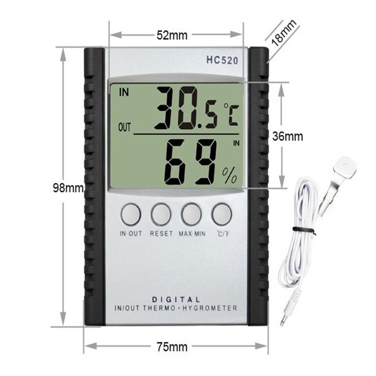 HC520工业温湿度计 电子温湿度计 环境温湿度表 家居用品详情图8
