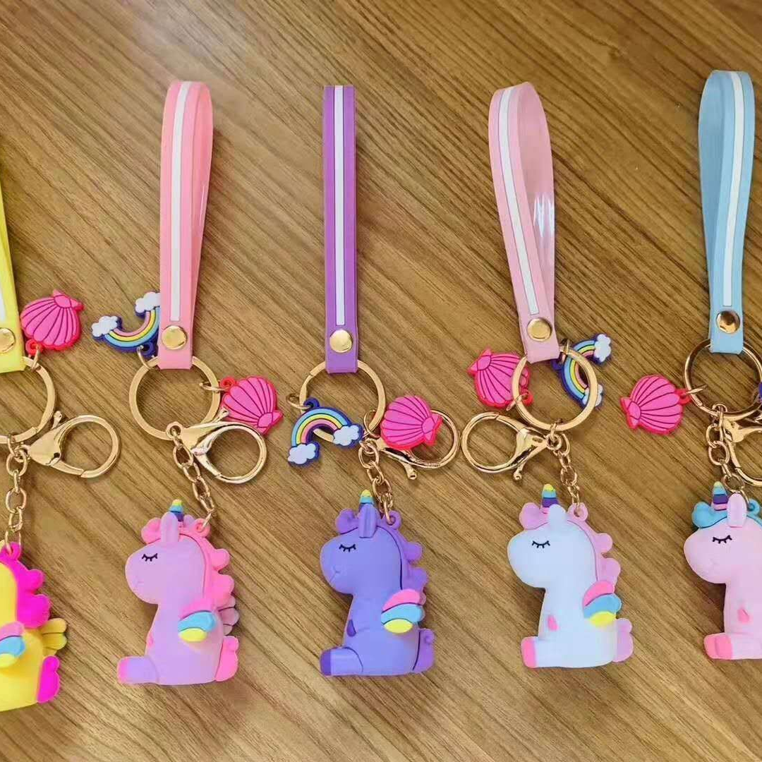 Three dimensional key chain cow fruit 3 piece set 5