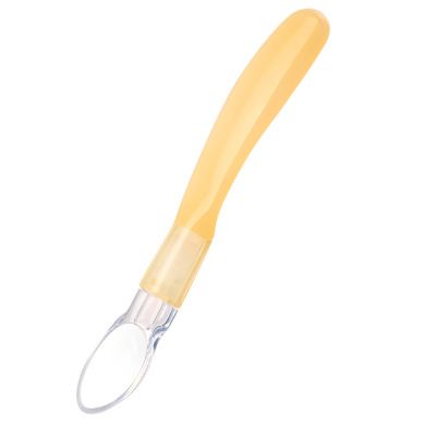 Baby Soft Head Spoon Silicone Spoon Baby Feeding Tableware Hot Spoon -- Boxed details Picture