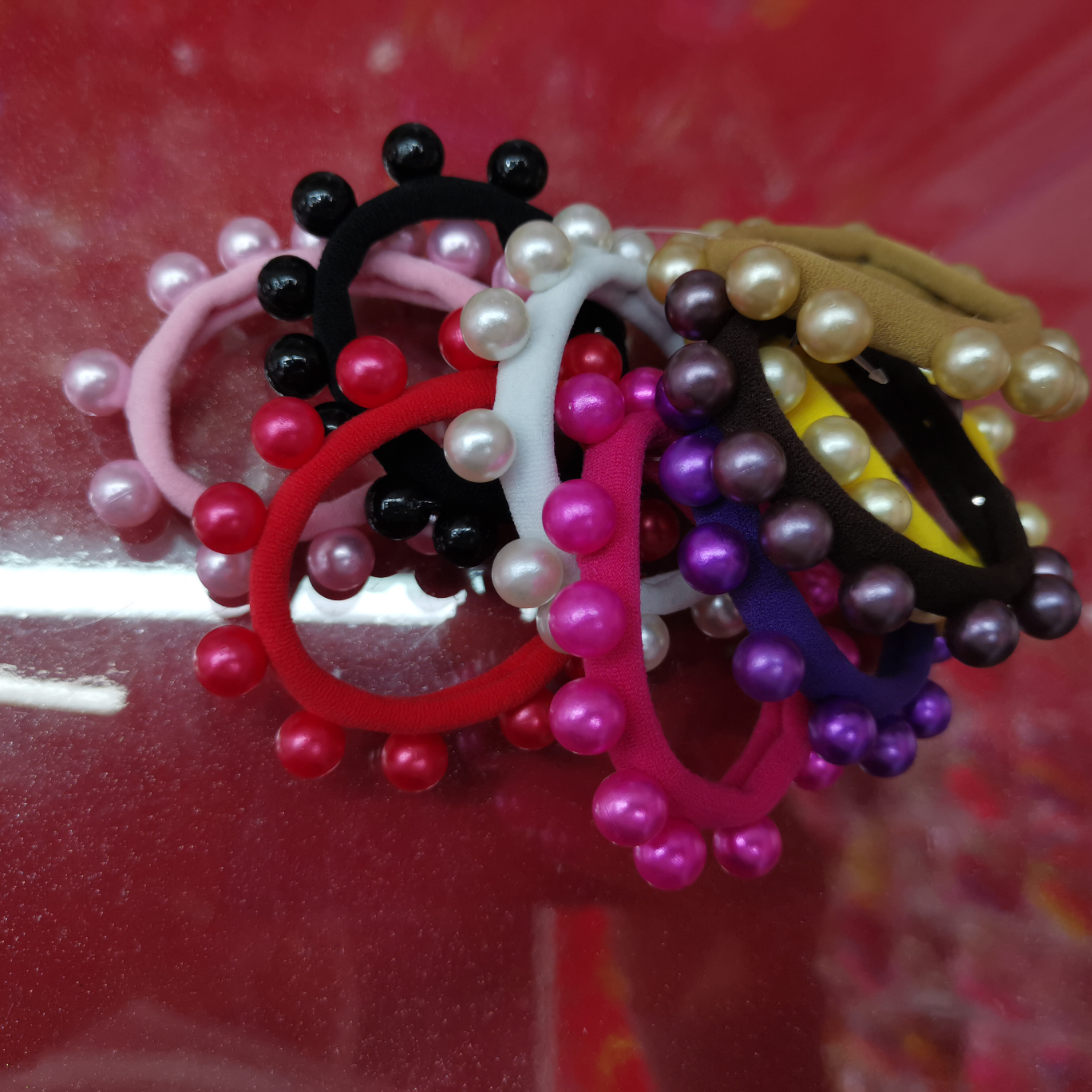 Staple bead headband