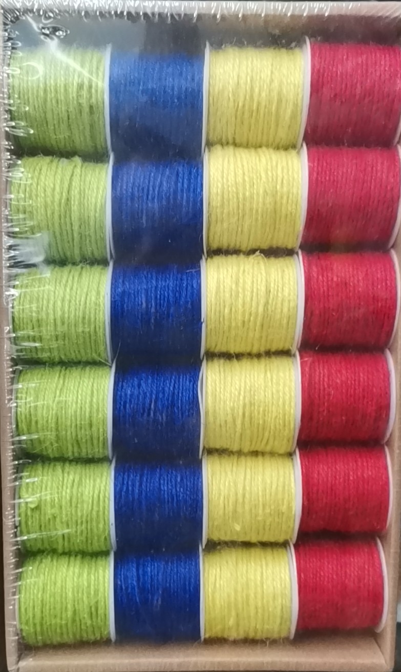 new white twine: 1.5-5mm color high temperature dyeing woven accessories