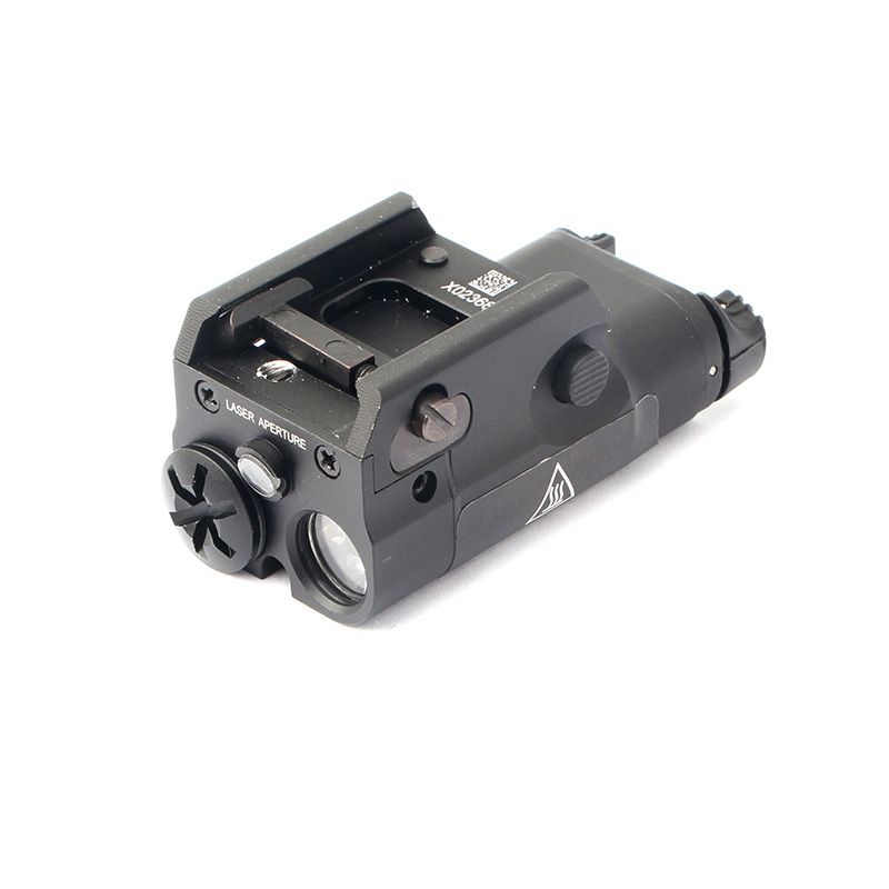 Todo metal XC2 bolsillo bajo colgante LED luz brillante linterna táctica rojo láser mira details Picture