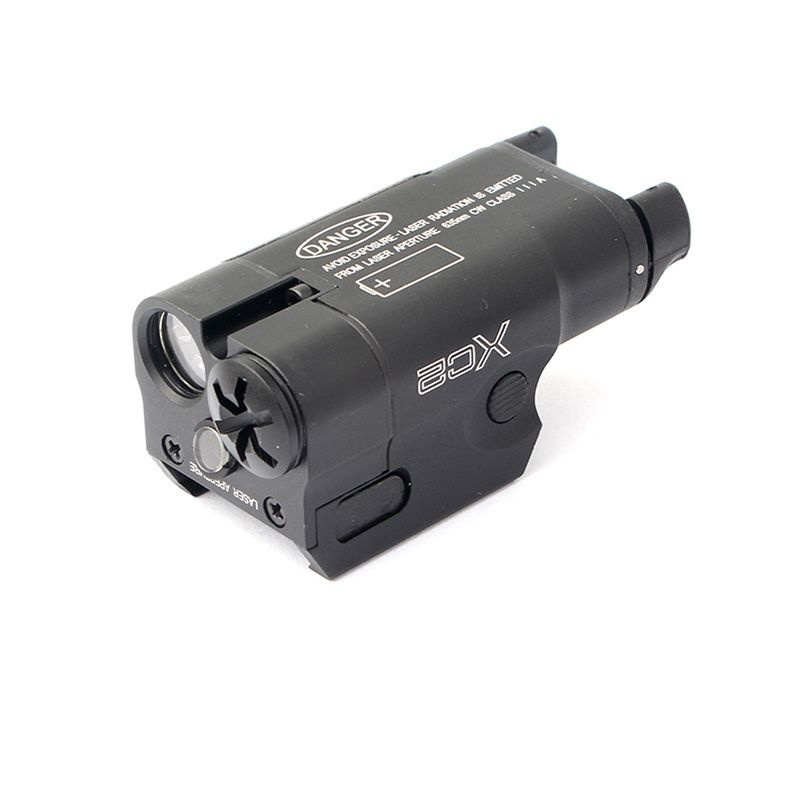 Todo metal XC2 bolsillo bajo colgante LED luz brillante linterna táctica rojo láser mira Application Scenario