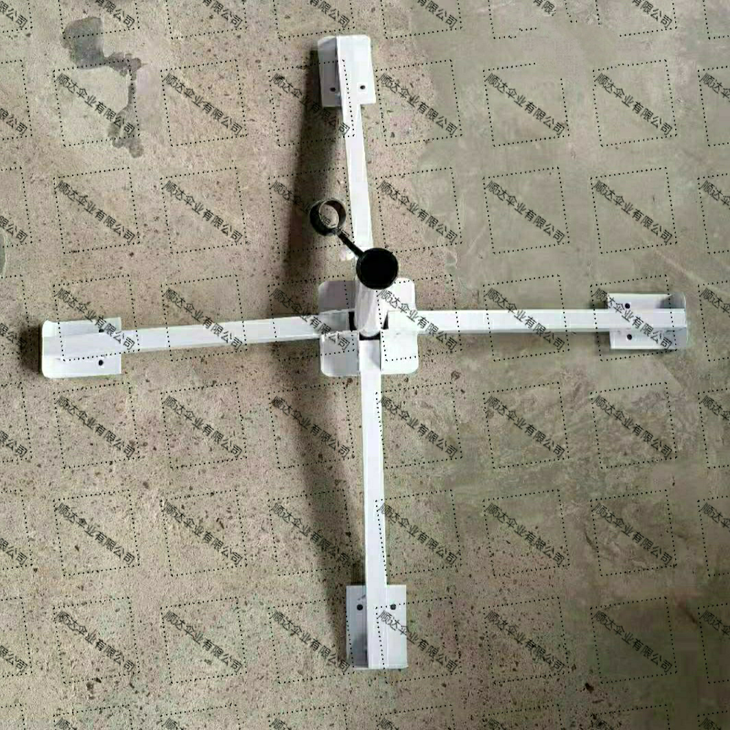 SDumbrella manufacturer supplies outdoor sun umbrella cross bases with holes, four-legged bases and folding cross bases