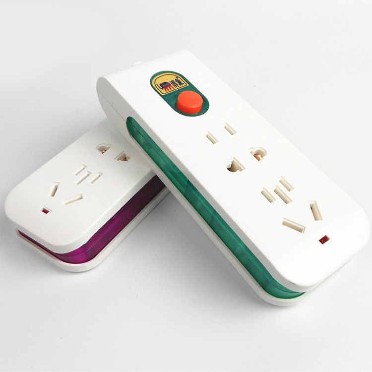 Factory wholesale nine-hole colorful type power strip sockets, hardware wholesale, Mianhu small electrical materials power sockets