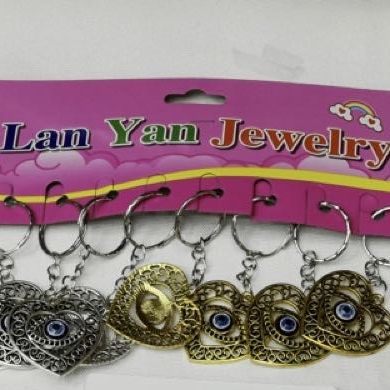 Alloy heart keychain