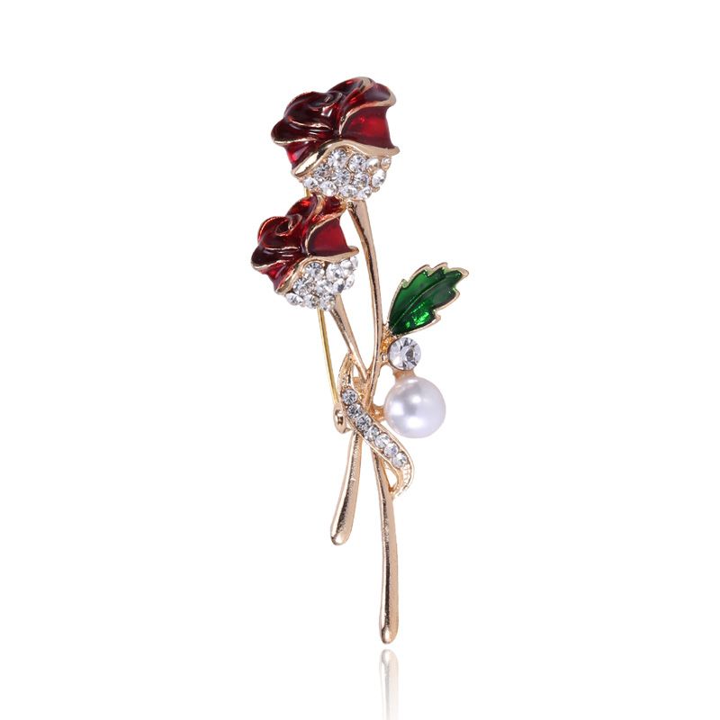 Diamond rose brooches are sold by manufacturers