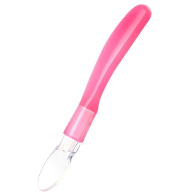 Baby Soft Head Spoon Silicone Spoon Baby Feeding Tableware Hot Spoon -- Boxed Specification drawing
