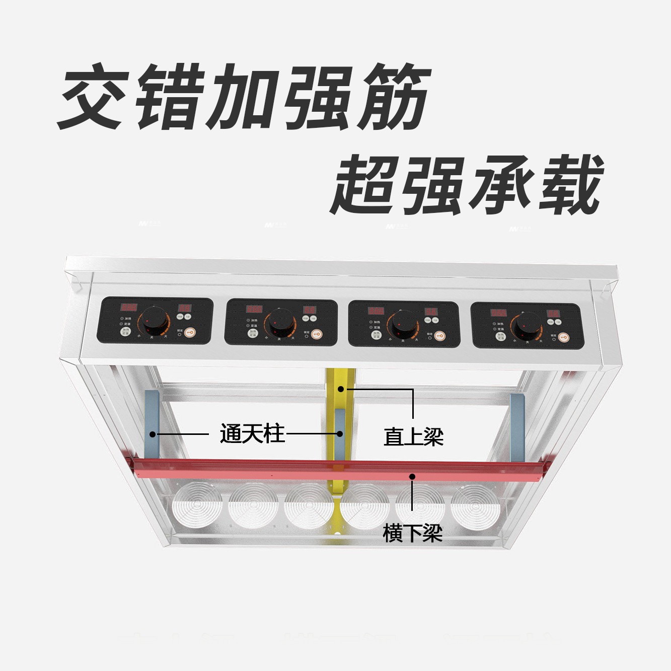 Yingdaxun commercial induction cooker 3500w Four-hole rice cooker, multi-functional large countertop four-head induction cooker for canteens detail image 2