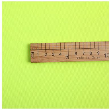 Textile 100g polyester warp knitted sandwich traffic police cloth flat fluorescent sports school uniform lining material Specification drawing