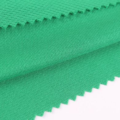A large number of weft knitted bird's eye fabric knitwear quick-drying polyester double-sided tight sportswear stretch swimsuit fabric Specification drawing