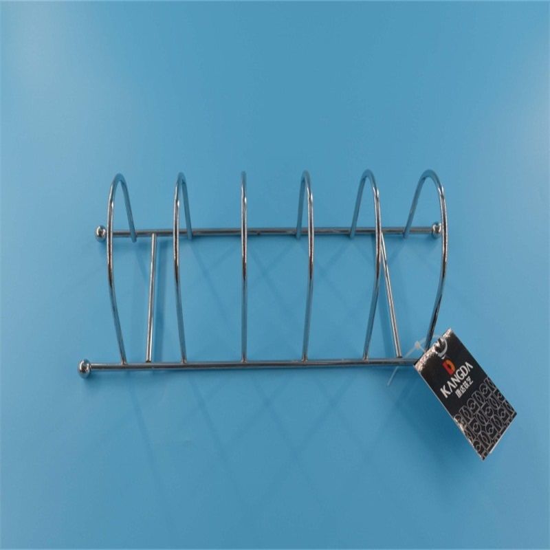 Five-compartment dish rack on track