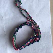 Ethnic wind woven Nepal holiday travel colorful cotton thread men and women friendship gift hand rope anklet