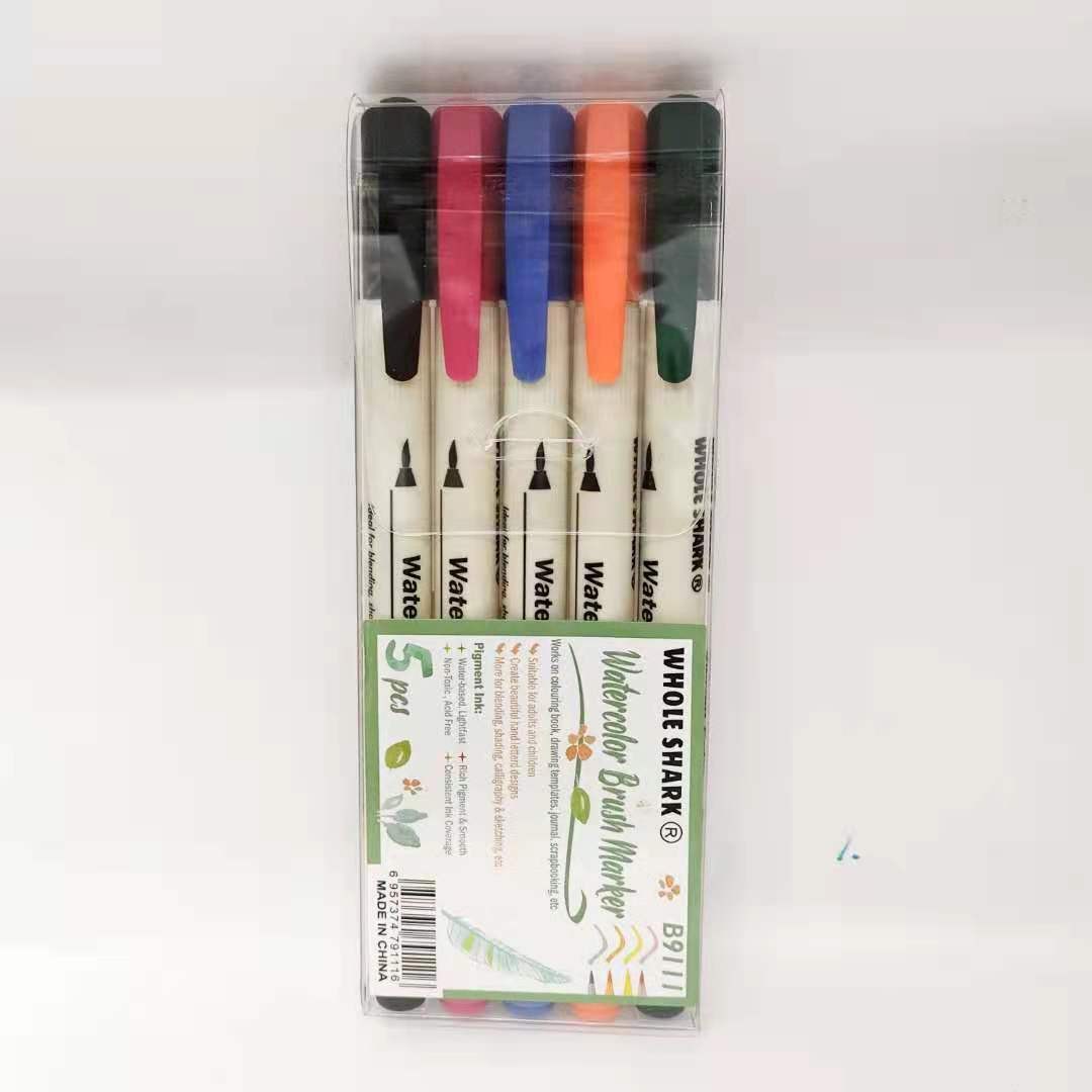 (12) رسم رسم على الجدران من جانب طلاب ذوي شعر ناعم بالألوان المائية detail image 7