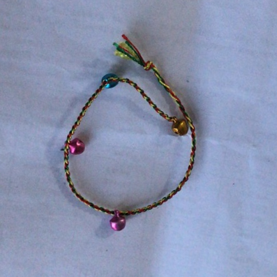 Dragon Boat Festival colorful rope bracelet new cartoon bell children's baby bracelet 4