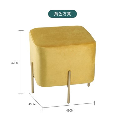 吕字家具厂家直销换鞋凳试衣间沙发凳服装店试鞋凳家用门口客厅床尾长条凳绒布矮凳详情图11