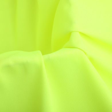 Textile 100g polyester warp knitted sandwich traffic police cloth flat fluorescent sports school uniform lining material details Picture