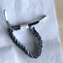 Imitation American little lion bracelet black and white rope simple hand bracelet