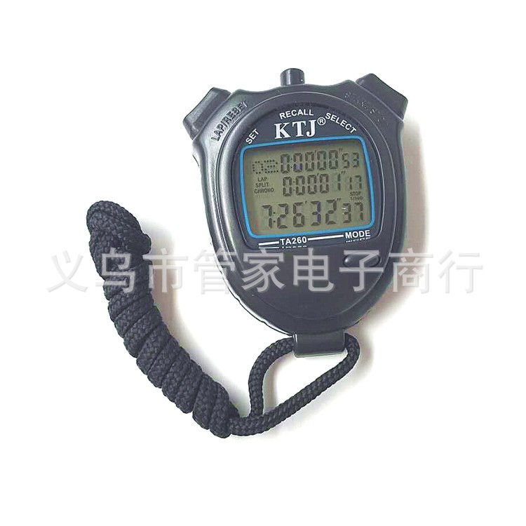 TA260多通道多功能体育秒表 三排60道运动秒表 裁判计时秒表详情8
