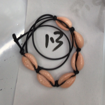 Creative new hand rope braided hand rope men women powder shell fashion bracelet black