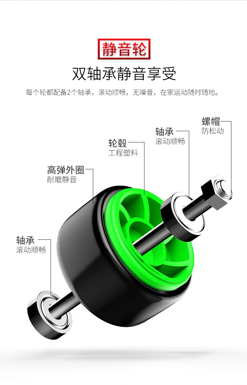 Roller fitness wheel detail image 7