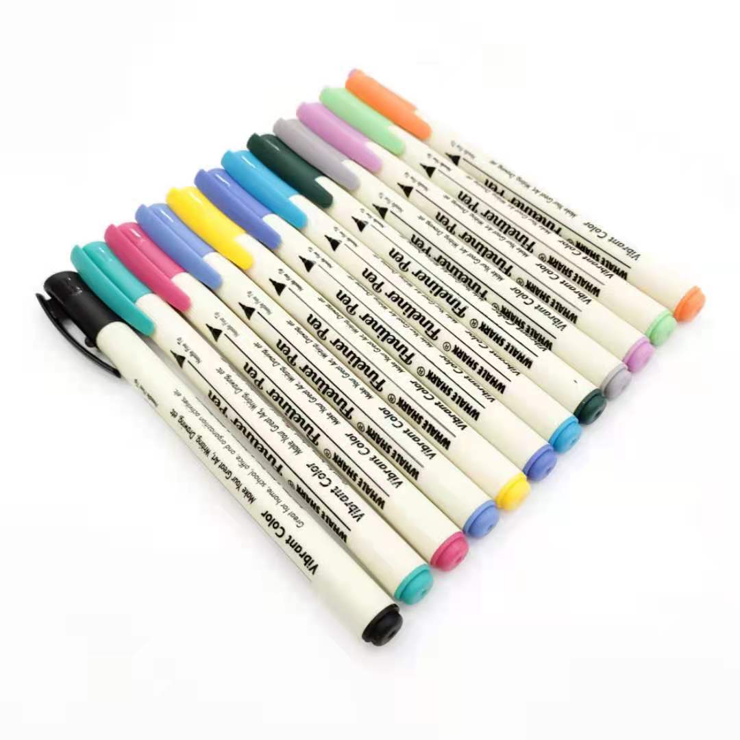 12-color needle tip creative colored outlining pen student art painting