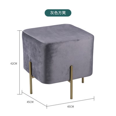 吕字家具厂家直销换鞋凳试衣间沙发凳服装店试鞋凳家用门口客厅床尾长条凳绒布矮凳详情图9