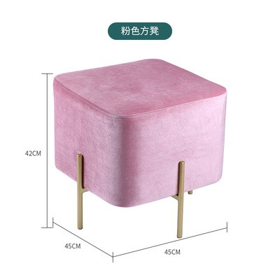 吕字家具厂家直销换鞋凳试衣间沙发凳服装店试鞋凳家用门口客厅床尾长条凳绒布矮凳详情图10