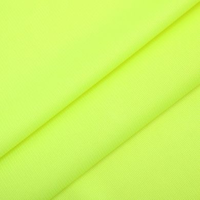 Textile 100g polyester warp knitted sandwich traffic police cloth flat fluorescent sports school uniform lining material full figure
