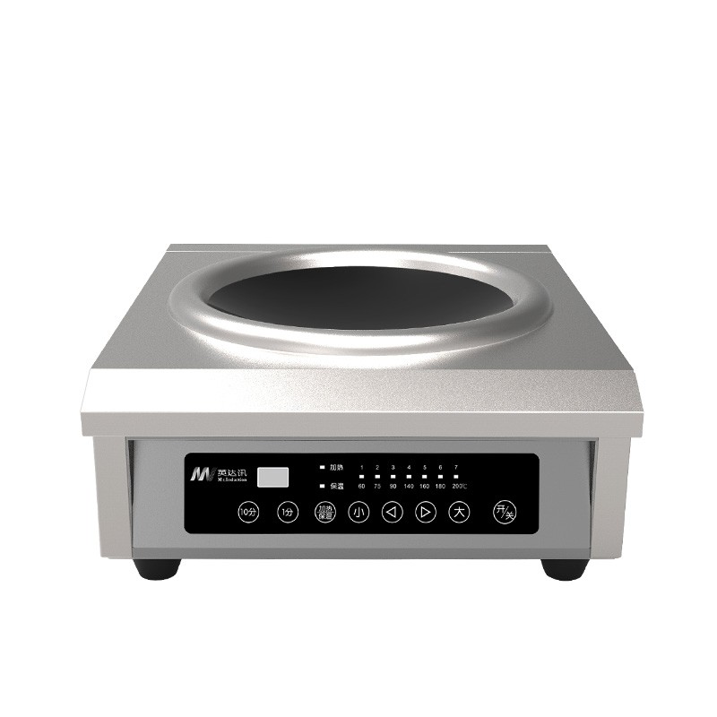 Indaxun high-power 5000W commercial induction cooker, countertop concave touch kitchen induction cooker, 5KW electric stir-frying stove detail image 4