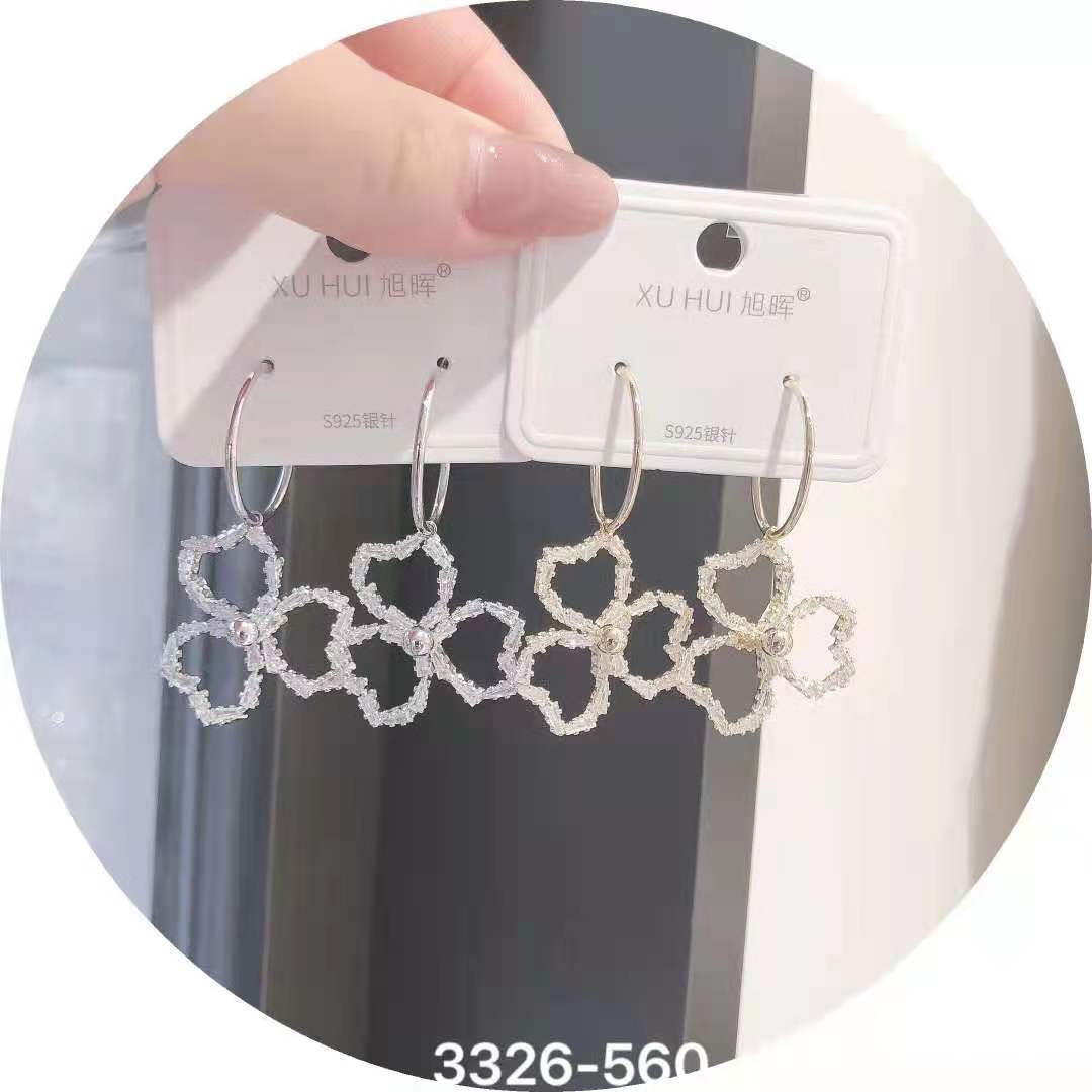 Floral earrings