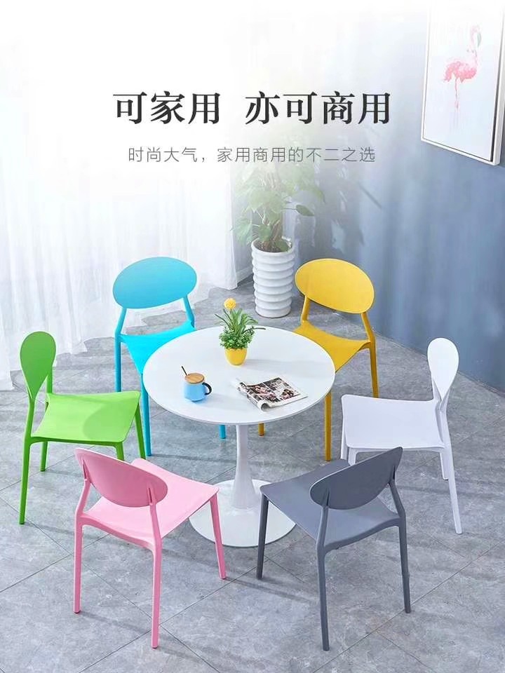 吕字家具-厂家直销PP椅子伊姆斯椅子洽谈椅子靠背椅子塑料椅子餐厅书桌休闲电脑椅子详情1