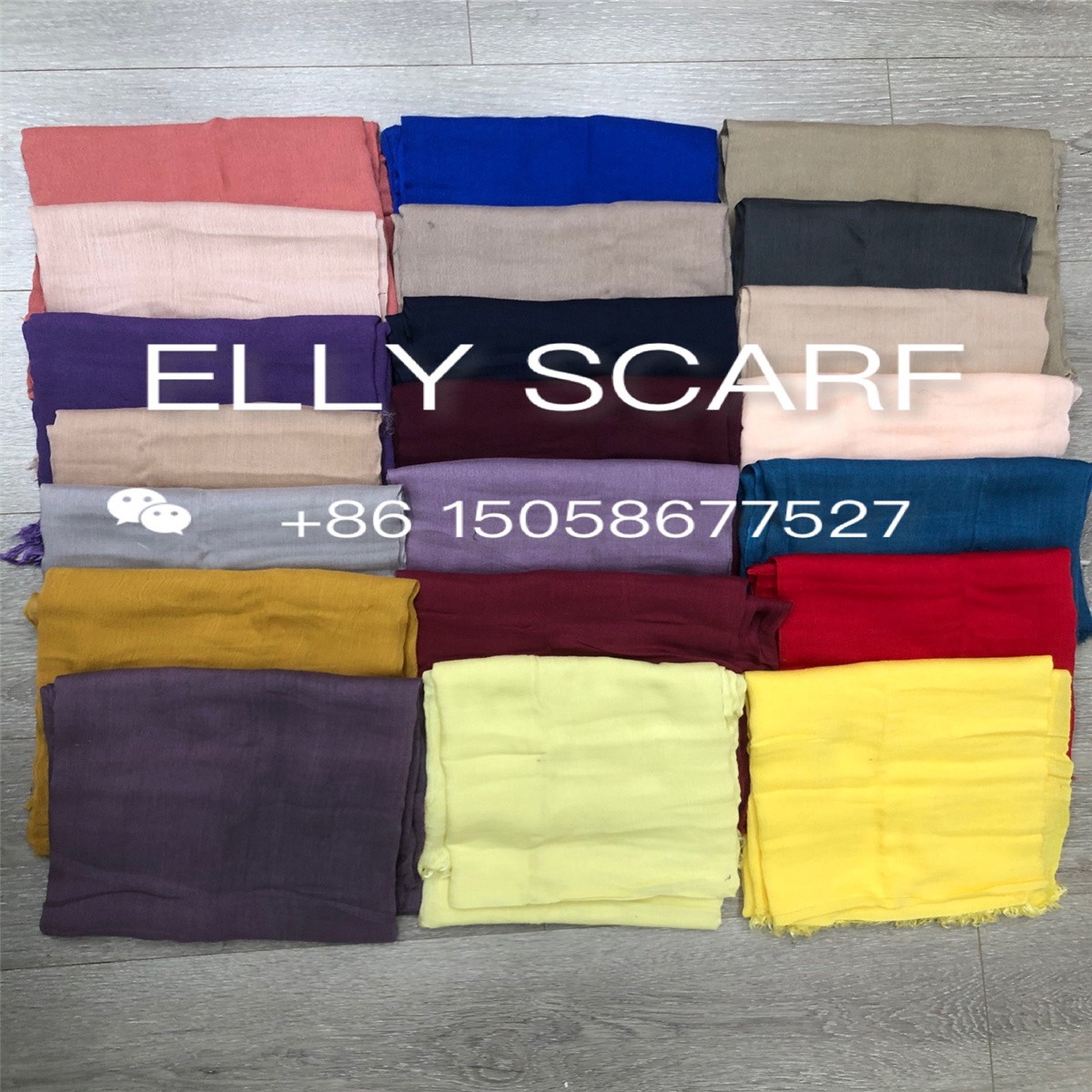 Stretch Cotton Long Monochrome Towel full figure