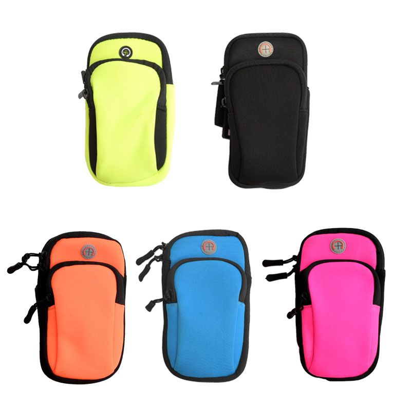 Running mobile arm bag, multi-functional outdoor sports arm cover, comfortable and breathable mobile arm bag for men's and women's marathons Item Picture