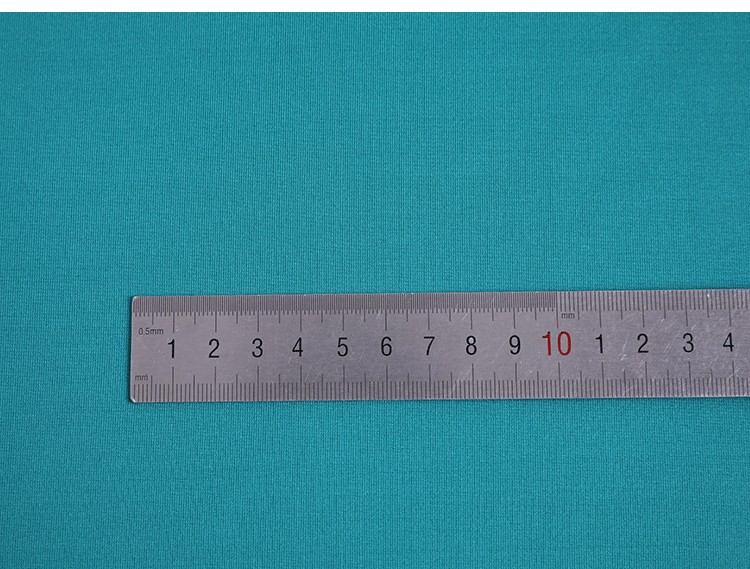 Solid-color milk silk stretch sweat fabric 130g 250g polyester ammonia single-sided knitted fabric ice sleeve detail image 3