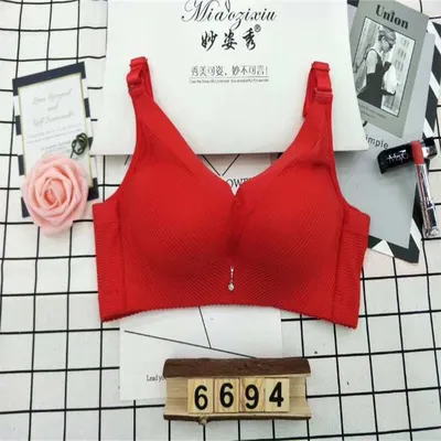 New Fashion Soft Underwear Women's Comfortable No Underwire Anti-Sag Women's Bra 91