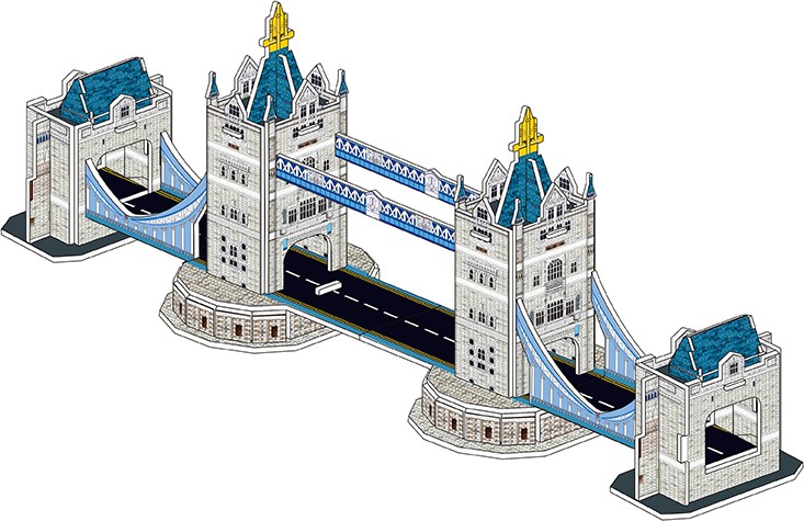 义乌好货3D纸质立体拼图，儿童DIY玩具拼图，手工益智早教，爆款地摊热卖拼装玩具礼品模型，手工制作别世界名建筑详情11