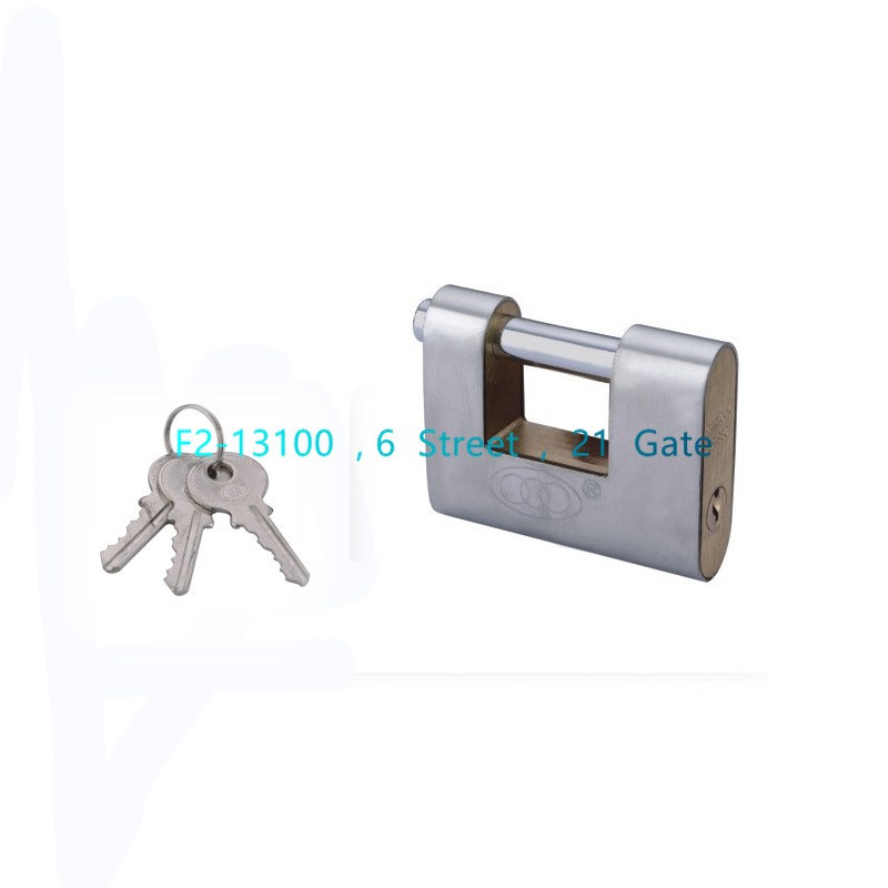 50MM copper padlock with three-ring stainless steel casing copper padlock BR950 detail image 1