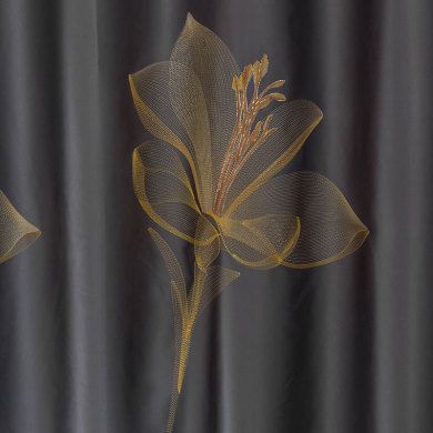 New Chinese-style Gong brocade 3D Embroidered blackout curtain fabric New Chinese-style Gong Brocade 3D Embroidered blackout curtain fabric Item Picture