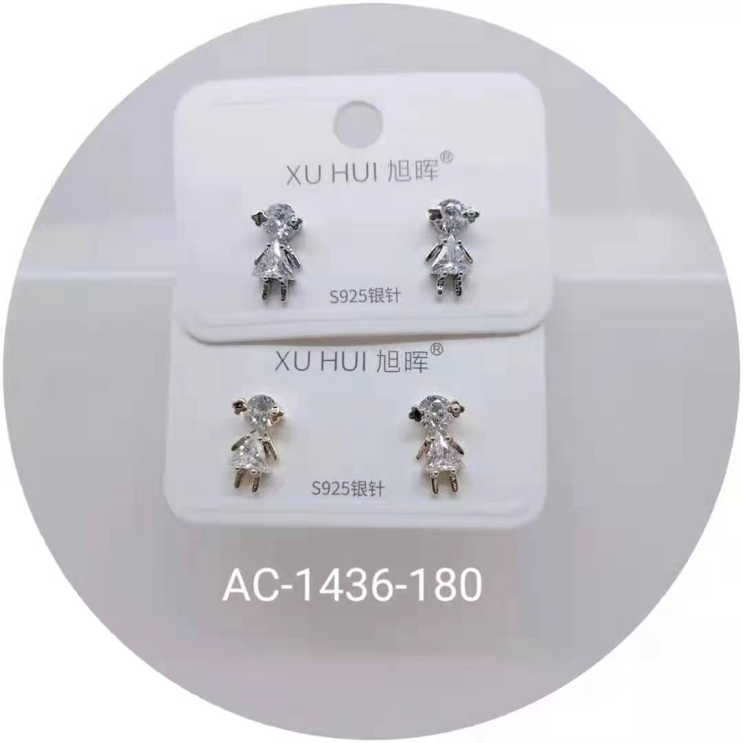 Factory direct sales S925 silver needle cute girl explosive earrings thumbnail