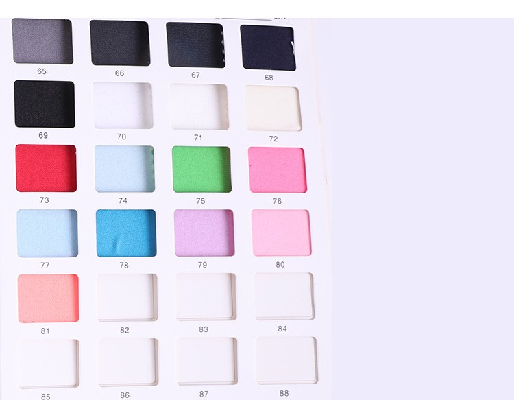 Solid-color milk silk stretch sweat fabric 130g 250g polyester ammonia single-sided knitted fabric ice sleeve detail image 7