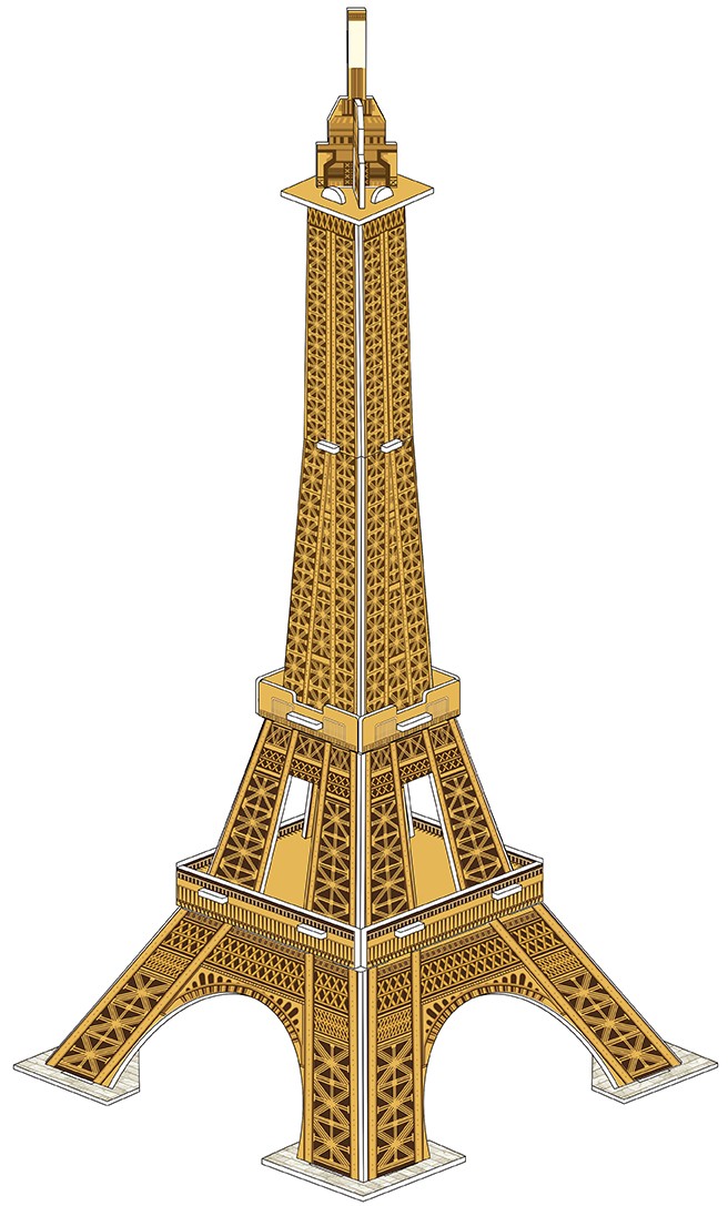 义乌好货3D纸质立体拼图，儿童DIY玩具拼图，手工益智早教，爆款地摊热卖拼装玩具礼品模型，手工制作别世界名建筑详情14