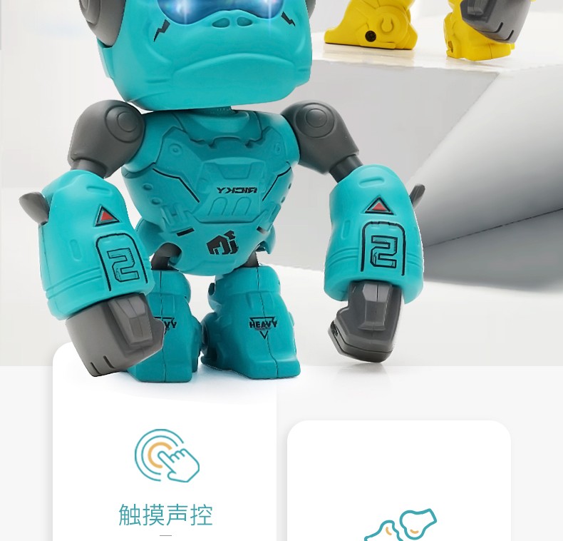 合金机械暴力猩猩手臂按压带声光仿真玩具手机支架详情图2