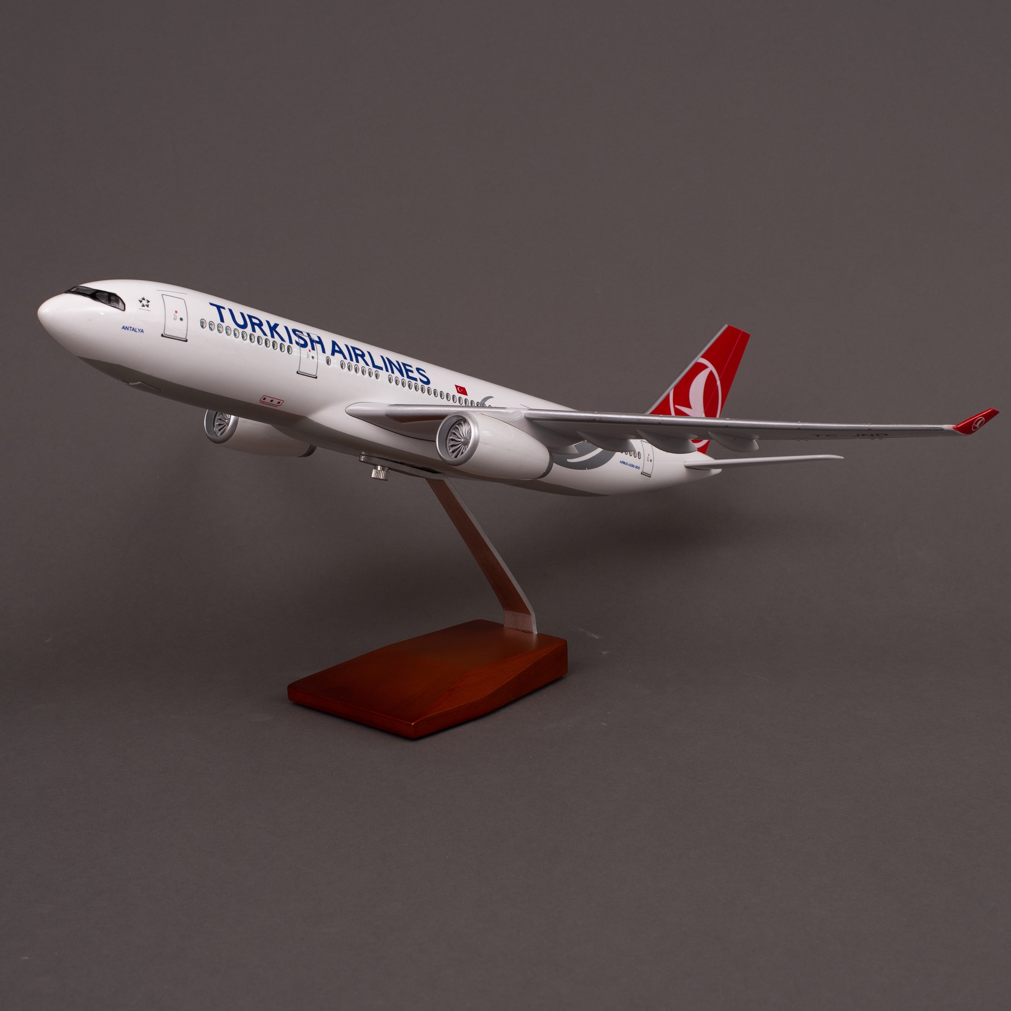 飞机模型（A330土耳其航空飞机模型）仿真飞机模型 ABS合成强化树脂飞机模型 杨柳飞机模型 航空 模型详情3